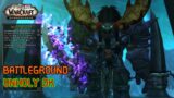 World of Warcraft Shadowlands Unholy Death Knight OBLITERATING Battleground 4 buddies 4x 180 iLvL
