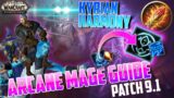 ARCANE MAGE GUIDE 9.1 | Kyrian Harmony Best rotation, gear, & talents ft. Toegrinder – Shadowlands