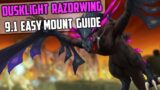 Dusklight Razorwing Easy Mount Guide – 9.1 Shadowlands WoW – Lost Razorwing Egg