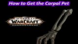 How to Get the Carpal Pet ~ World of Warcraft Shadowlands