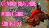 How to Obtain: Crimson Shardhide | Mount Guide | 9.1 Korthia | WoW Shadowlands
