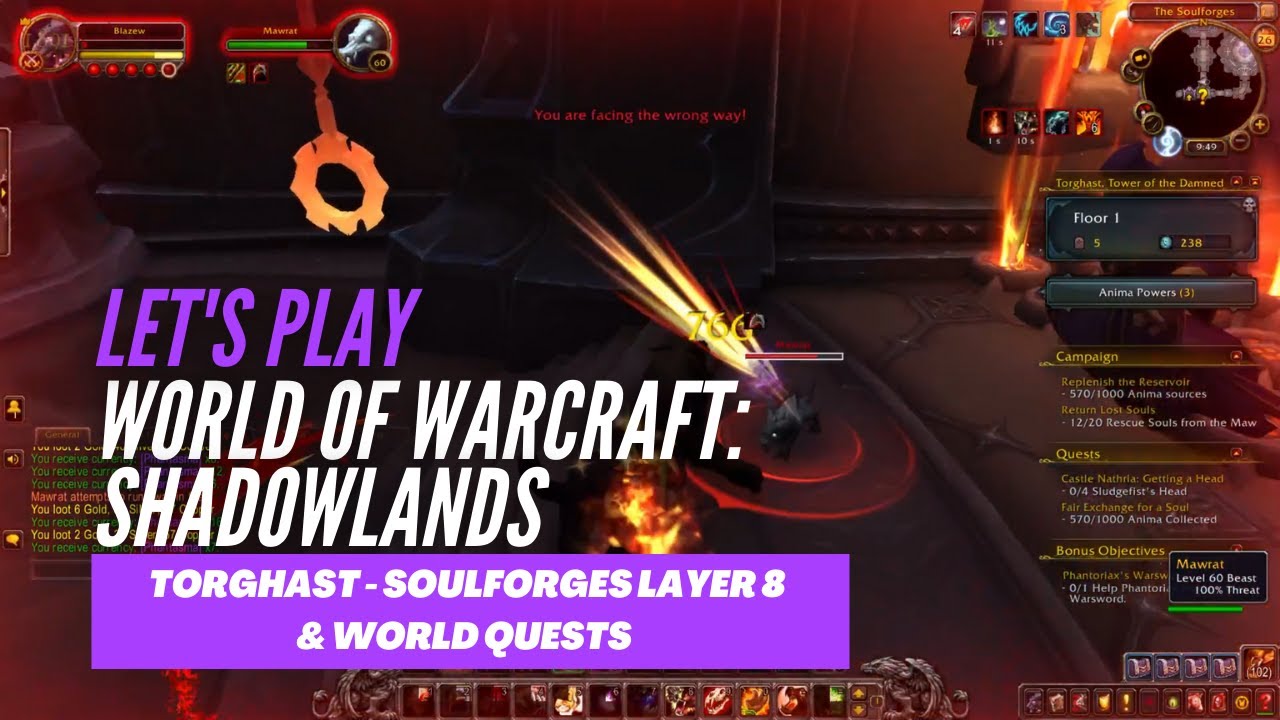 Let's Play World of Warcraft Shadowlands Layer