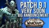 PATCH 9.1 RELEASE DATE IS HERE! BIG UPDATE! -WoW: Shadowlands 9.0.5