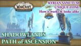 WoW Shadowlands Path of Ascension -beta- Kyrian Sanctum Unique zone