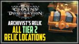All Tier 2 Archivist's Relic Locations WoW Shadowlands