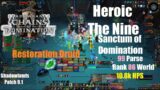 Heroic The Nine – Restoration Druid PoV – Sanctum of Domination – World of Warcraft Shadowlands