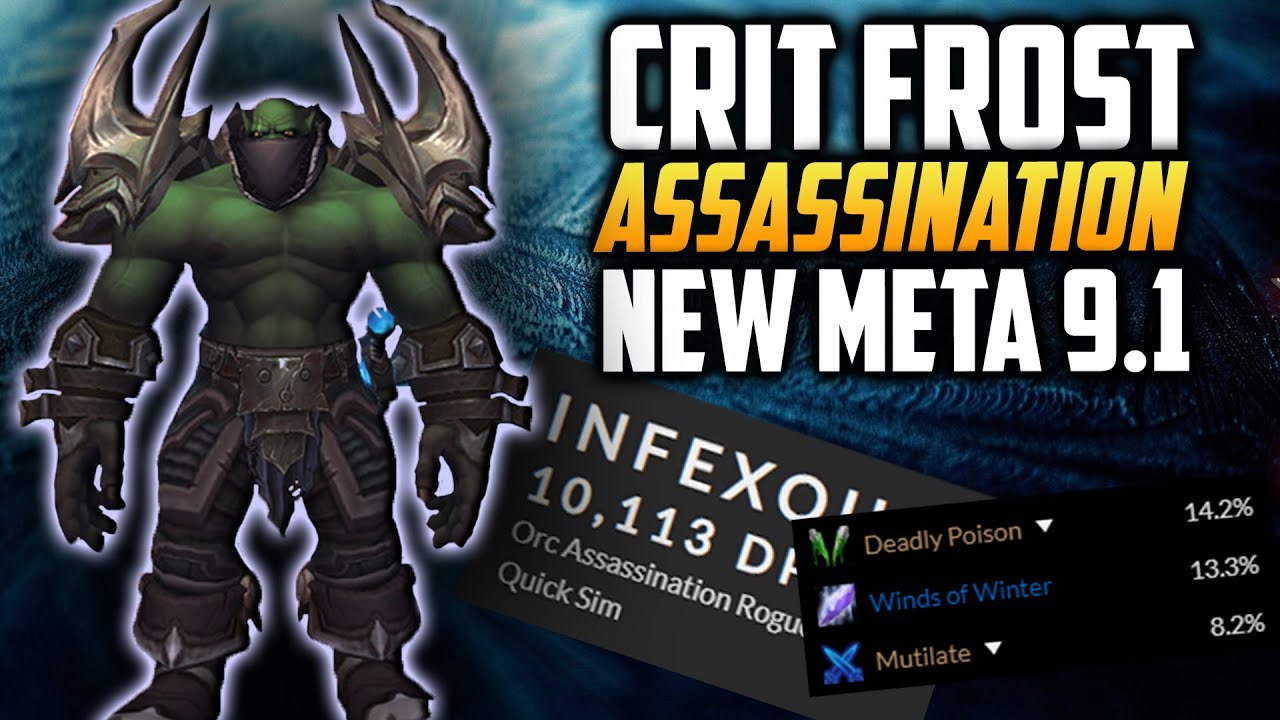 Insane Rogue Dashing Frost DPS Build 9.1 Shadowlands Guide World of