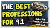 My FAVORITE Profitable Beginner Professions for 9.1! Shadowlands | WoW Gold Making Guide