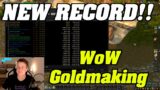 NEW RECORD! Shadowlands Prepatch Keeps On Giving! WoW Goldmaking