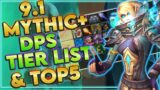 Shadowlands 9.1 Mythic Plus Top 5 DPS Specs & Tier List