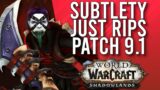 Subtlety Is A HIDDEN GEM! Extremely Fun In Mythic Plus In Patch 9.1! – WoW: Shadowlands 9.1