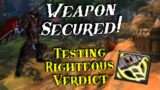 WoW 9.1 Shadowlands – Ret Paladin PvP – Got The Conquest Weapon! BLASTING In BGs