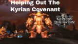 WoW ShadowLands:Patch 9.1Chains of Damnation Working With The Kyrian Covenant