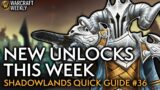 Your Weekly Shadowlands Quick Guide #36