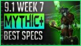 9.1 Week 7 of Mythic+: BEST & WORST Specs, Most Popular Specs, Who is Rising & More