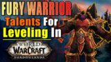 BEST Fury Warrior TALENTS for LEVELING in Shadowlands!! – World of Warcraft