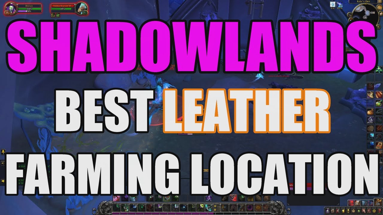 Best Leather Farming Location in Shadowlands World of Warcraft videos