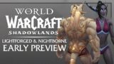 EARLY PREVIEW! Lightforged Draenei & Nightborne NEW 9.1.5 Customization Options | Shadowlands