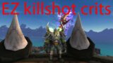 EZ killshot crits   Beast mastery hunter pvp   Shadowlands 9.1