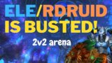 Elemental/Resto druid is BUSTED!!! Elemental Shaman 2v2 Arena Shadowlands PvP Patch 9.1