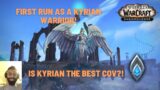 Fury Warrior First M+ Run As A Kyrian! 9.1 WoW Shadowlands