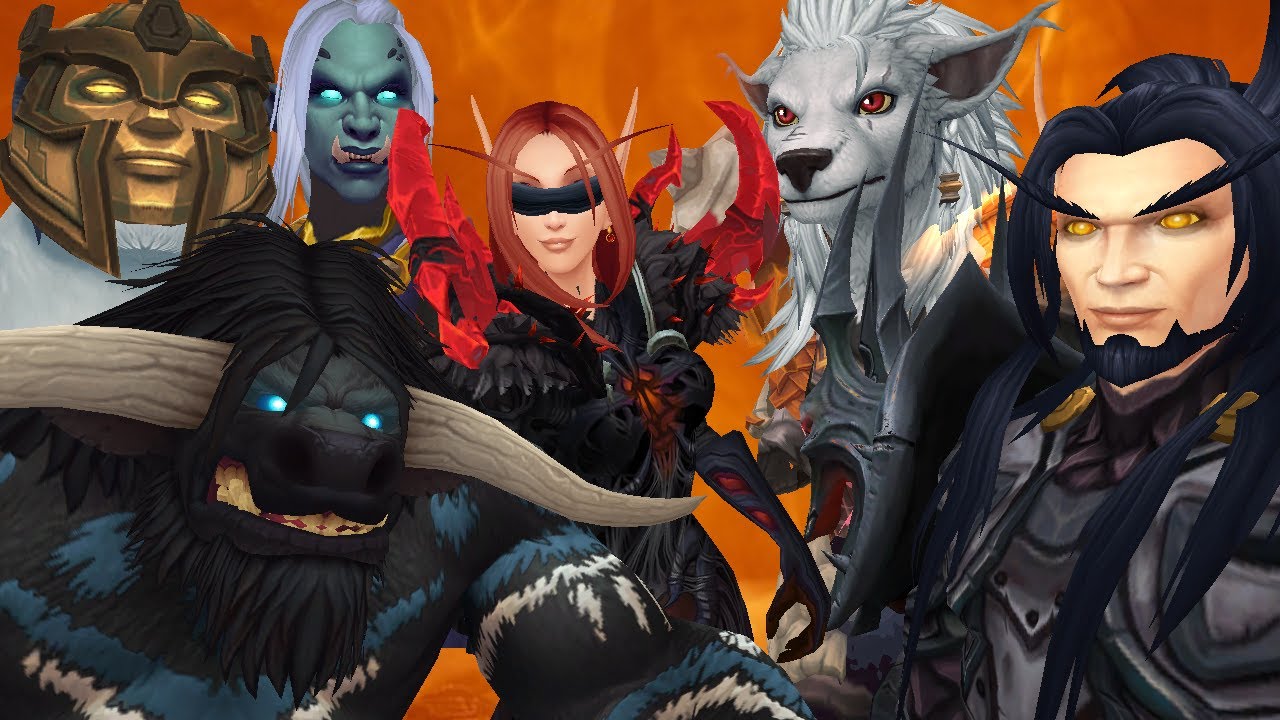 Meine WoW Charaktere WoW Shadowlands Chars zu Patch 9.1 World of Warcraft videos