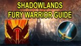Shadowlands Fury Warrior Guide