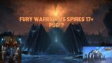 Venthyr Fury Warrior Runs Through Pug Mythics+ Spires 17+! 9.1 WoW Shadowlands