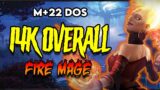 9.1 M+ 22 De Other Side FIRE Mage DPS POV DOS Shadowlands Mythic Plus