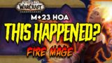 9.1 M+ 23 Halls Of Atonement FIRE Mage DPS POV HOA Shadowlands Mythic Plus