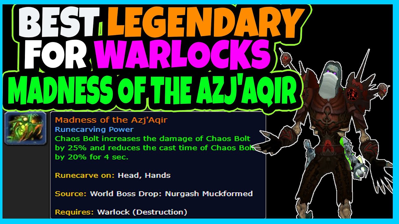 Best Legendary for Warlocks Shadowlands Destruction Warlock With
