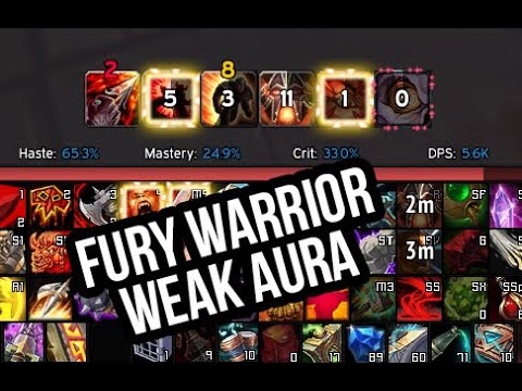 Fury Warrior Shadowlands Weakaura World Of Warcraft Videos