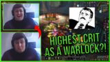 HIGHEST CRIT AS A WARLOCK?! | 9.1 PvP WoW Highlights #63