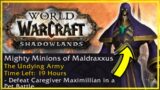 Mighty Minions of Maldraxxus! Pet Battle World Quest! World of Warcraft Shadowlands Battle Pet Guide