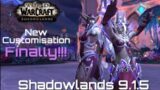 [New] Customization options!! | World of Warcraft 9.1.5 | Shadowlands