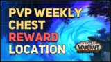 Shadowlands PvP Weekly Chest Reward WoW Location