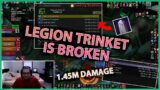 THDLOCK CAN'T BELIEVE HIS EYES, LEGION TRINKET 1,45M DAMAGE !!| Daily WoW Highlights #205 |