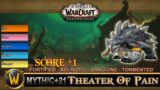 Theater Of Pain Mythic 21 Fortified Necrotic Sanguine Tormented Guardian Druid Shadowlands