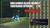 Unclaimed Black Market Container Opening – #26! WoW Shadowlands 9.1