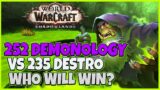 252 Demonology vs 235 Destruction Warlock Who Will Win? – Shadowlands PvP Ranked Arenas
