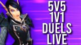5V5 1V1 DUELS LIVE! DUELS IN PATCH 9.1 SHADOWLANDS! – WoW: Shadowlands 9.1 (Livestream)