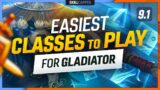 EASIEST Classes to Play for GLADIATOR in 9.1 – Shadowlands PvP Guide