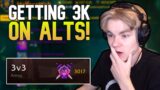 GETTING 3K ON OUR ALTS! | Shadowlands 9.1 WoW Arena