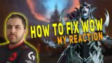 HOW TO FIX WOW (#1 Guild Raidleader "Scripe") – My Reaction & Opinions | Shadowlands