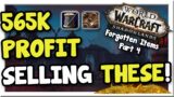 Make 565.7k+ Profit Selling These 5 Easy Items! #4 Patch 9.1 | Shadowlands | WoW Gold Making Guide