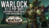 Warlock BUFFED In PvP! New Paladin Mount And More Updates On PTR In 9.1.5 –  WoW: Shadowlands 9.1