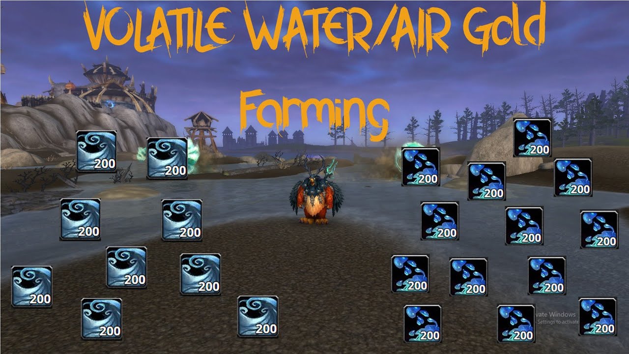 World of Warcraft Shadowlands Gold Farming Old Materials World of