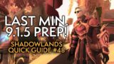 Your Weekly Shadowlands Guide #49