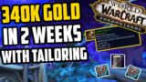 340k Gold with Tailoring in 2 Weeks – Shadowlands Tailoring Goldmaking