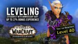 All Leveling Anniversary Bonuses Up To 27% More Exp For Alts In 9.1.5!- WoW: Shadowlands 9.1.5